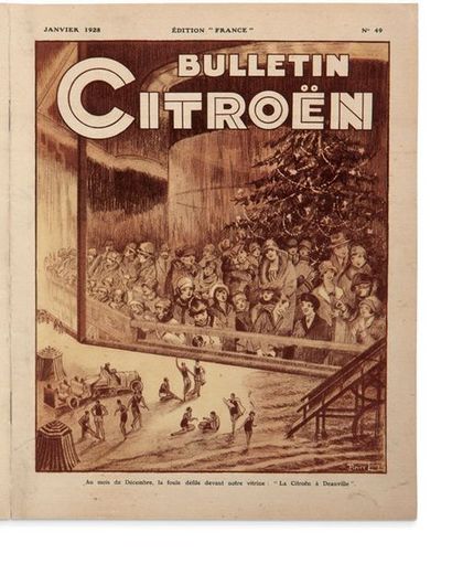  BULLETIN CITROËN Numéro spécial du 1 janvier 1925 et 19 numéros de 1926 à 1930 13...