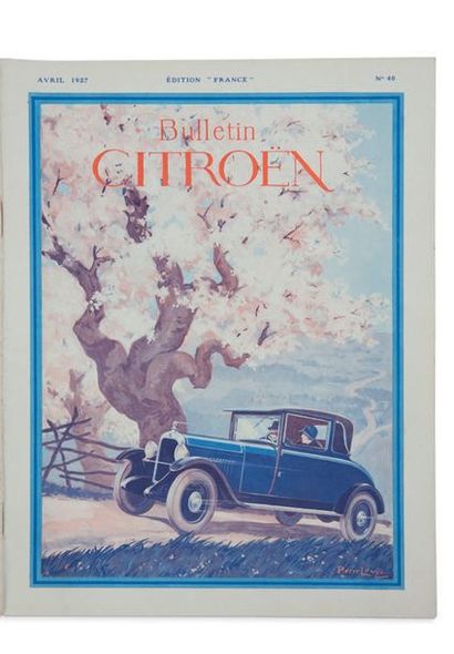 null BULLETIN CITROËN Numéro spécial du 1 janvier 1925 et 19 numéros de 1926 à 1930...