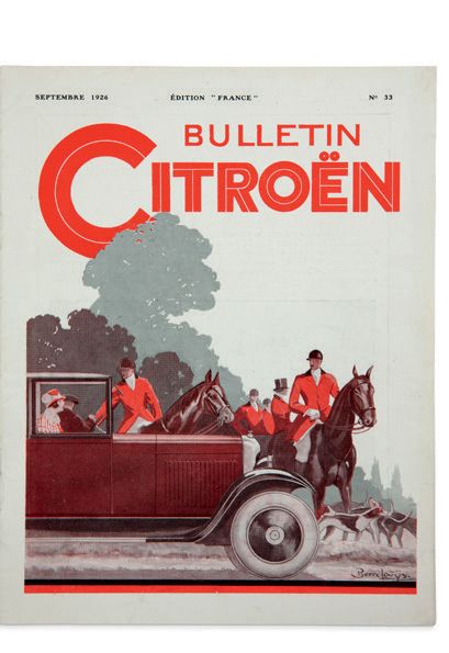 null BULLETIN CITROËN Numéro spécial du 1 janvier 1925 et 19 numéros de 1926 à 1930...