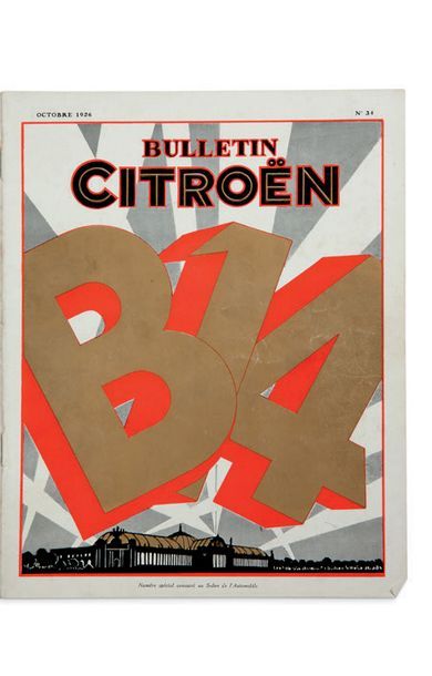 null BULLETIN CITROËN Numéro spécial du 1 janvier 1925 et 19 numéros de 1926 à 1930...