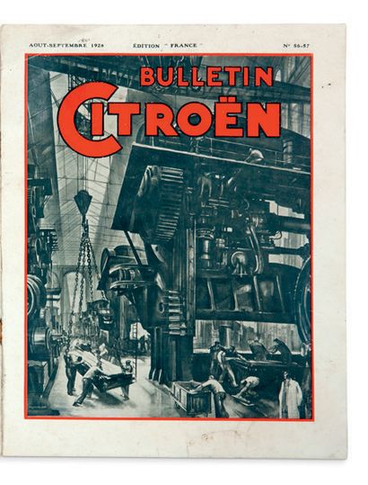 null BULLETIN CITROËN Numéro spécial du 1 janvier 1925 et 19 numéros de 1926 à 1930...