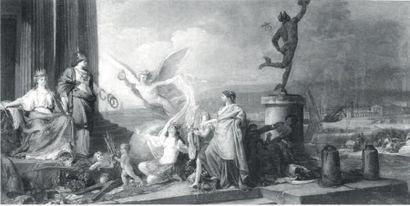 Anicet Charles Gabriel LEMONNIER (Rouen 1743 - Paris 1824) Figure allégorique de...