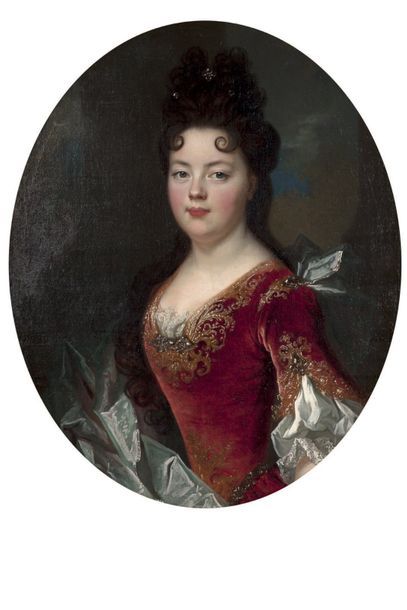NICOLAS DE LARGILLIERRE (PARIS 1656 - PARIS 1746) Portrait d'une dame de qualité
Toile...