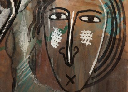 Francis PICABIA (1879-1953) 
Transparence, 1925-1927
Gouache, aquarelle et encre...