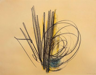 Hans HARTUNG (1904-1989) P1958-53, 1958
Pastel sur papier, signé et daté en bas à...