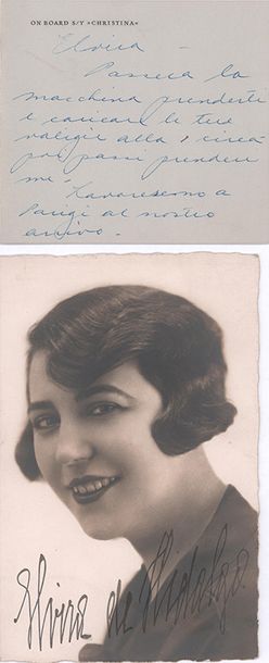 CALLAS (Maria). 1923-1977.<br/>Célèbre cantatrice