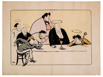 SEM (GOUSART Georges, 1863-1934) Illustrateur, affichiste, caricaturiste, chroniqueur...