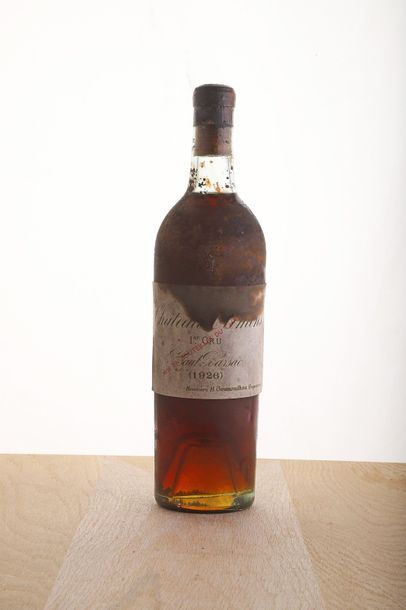 null 1 B CHÂTEAU CLIMENS (B.G; e.t.h; c.s; bouchon et capsule estampés) - 1926 -...