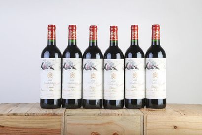 null 6 B CHÂTEAU MOUTON ROTHSCHILD (e.t.h. légères) - 1996 - GCC1 Pauillac