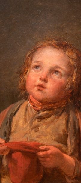 Nicolas Bernard LEPICIE (Paris 1735 - 1784) 
Le petit indigent La petite indigente
Paire...