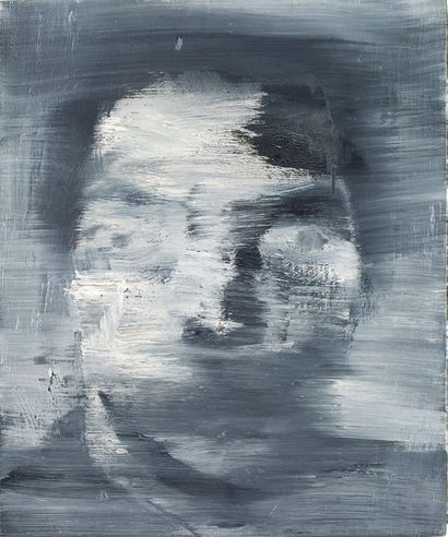 YAN PEI MING (NÉ EN 1960) 
Portrait-Robot, 1992
Oil on canvas, signed and dated on...