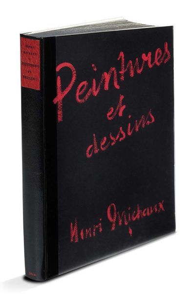 MICHAUX (Henri) Peintures et dessins. Paris, les Éditions du Point du Jour, 1946.
In-4,...