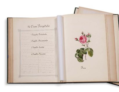 DU DEMAINE (Valentine Girard). 1833-1911. Marquise d'Espagnet. Manuscrits enluminés...