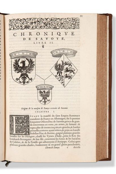 null [SAVOIE]
PARADIN (Guillaume)
Chronique de Savoye. Lyon, Jean de Tournes, 1561.
Petit...