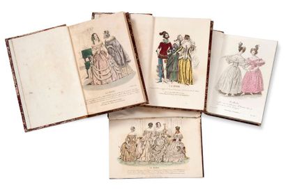 null [MODE]
Albums. Paris, Rue Helder, 1833-1844; Rue Taitbout, 1841.
4 volumes in-4,...