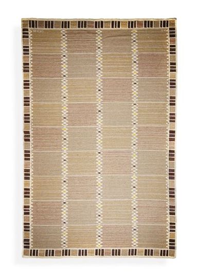 Barbro NILSSON (1899-1983) 
Tapis dit Salerno
Laine
Signé AB MMF BN
320 x 220 cm.
AB...