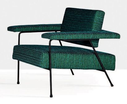 ADRIAN PEARSALL (1926-2011) Lounge chair
Metal fabric
27.56 x 37.4 x 29.13in