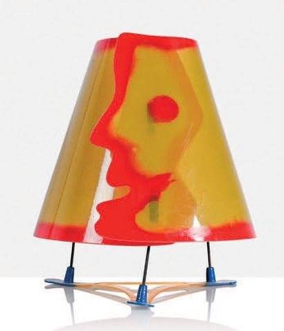 GAETANO PESCE (1939) Lampe Visage
Résine
39 x 33 cm.
Open Sky, 1999