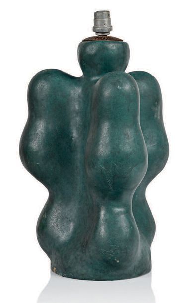 GEORGES JOUVE (1910-1964) ATTRIBUÈ À Lamp base
Glazed stoneware
14.17 x 9.44 in.