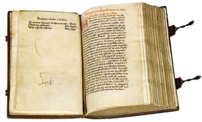 THOMAS D'AQUIN. Compendium theologiae. - Hugues de Saint-Victor, Flores Psalterii....