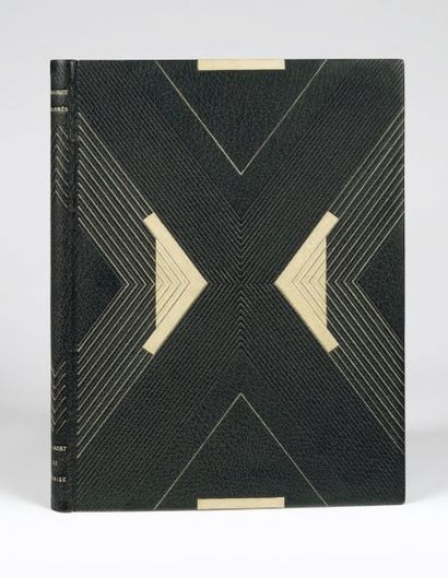 BARRÈS (Maurice). La Mort de Venise. Paris, Editions Eos, 1930. In-4, maroquin gris...