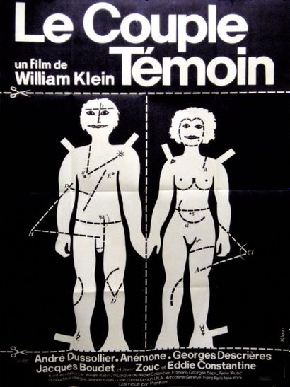 null LE COUPLE TÉMOIN William Klein. 1975. William Klein. 120x160 cm. Etat B