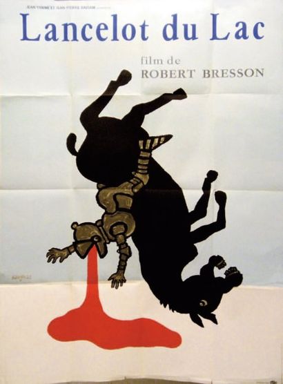 null ROBERT BRESSON - LANCELOT DU LAC Robert Bresson. 1974. Savignac. 120x160 cm....