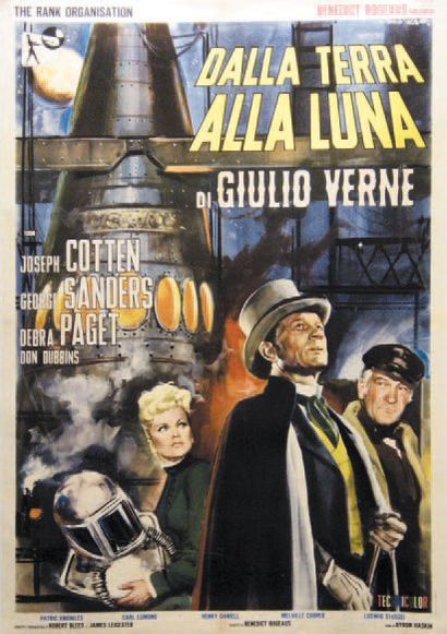 null JULES VERNE - DALLA TERRA ALLA LUNA / FROM THE EARTH TO THE MOON Byron Haskin....