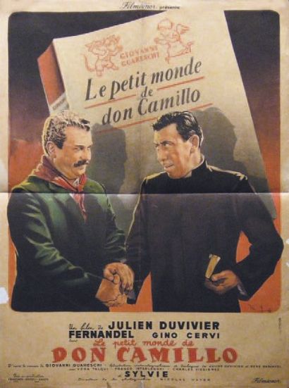 null FERNANDEL - LE PETIT MONDE DE DON CAMILLO Julien Duvivier. 1952. Marcel Jeanne....