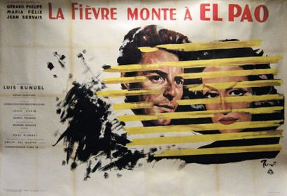 null LA FIÈVRE MONTE A EL PAO Luis Bunuel. 1959. Laurent Brenot. 240x160 cm. Entoilée....