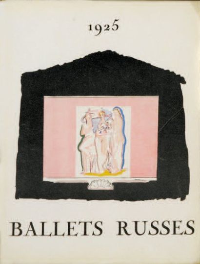 [BALLETS RUSSES DE S. DE DIAGHILEW]. Programme officiel des Ballets Russes au Théâtre...