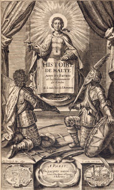BOSIO (Giacomo). Histoire des chevaliers de S. Jean de Hierusalem, contenant leur...