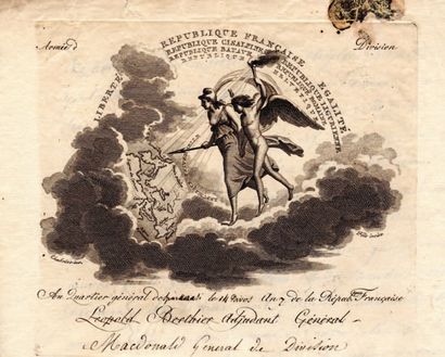 Alexandre MACDONALD (1765-1840) maréchal L.S., Q.G. de Sparenasi 14 nivose VII (3...