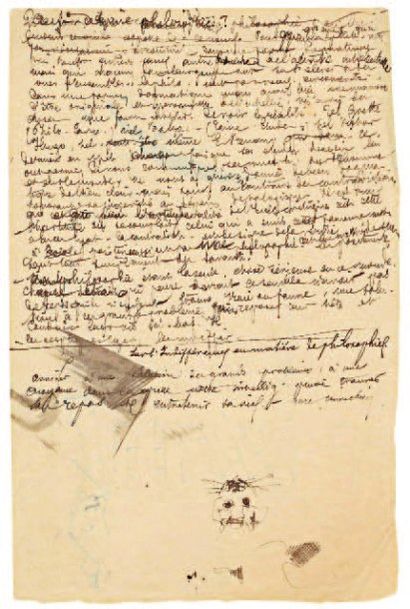 Jules LAFORGUE (1860-1887), poète Ensemble de notes et manuscrits autographes, dates...