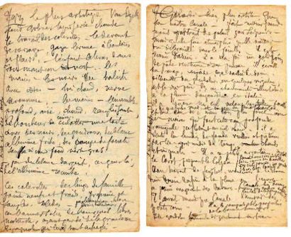 Jules LAFORGUE (1860-1887), poète Manuscrits et brouillons autographes ; 24 pages...