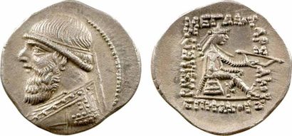 Royaume Parthe, Mithradate II, drachme, c.123-88...
