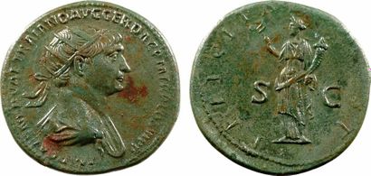 Trajan, dupondius, Rome, 113 A/IMP CAES NERVAE...
