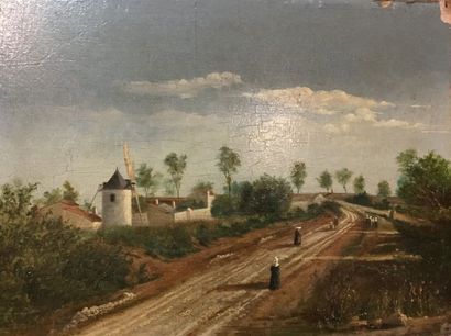 19th century school, Castilian Landscape,...