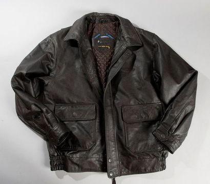 Leather pilot jacket 
