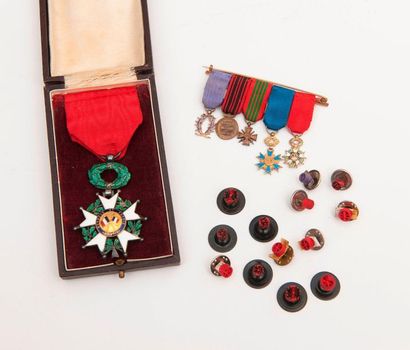 Set of military decorations including a Legion...