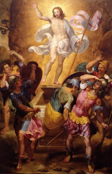 Nicolo CIRCIGNANI, dit le POMARANCIO (Volterra 1517 c.-1596 c.) Résurrection du Christ...