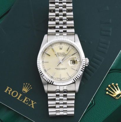 ROLEX 
(Oyster Perpetual DateJust - Champagne...