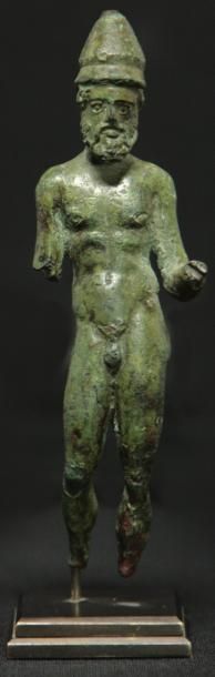 MONDE GREC Ulysse est représenté debout, dans la nudité héroïque.Hauteur: 12 cmBronze...