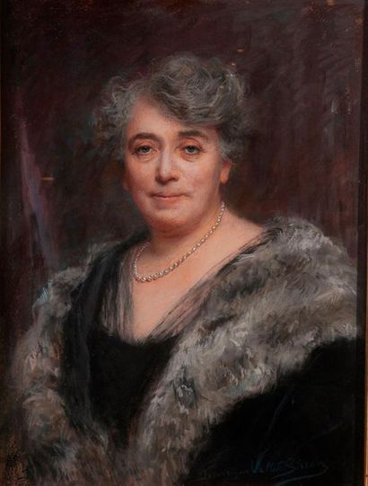 Frédérique VALLET-BISSON (1862-1949) 
Portrait...