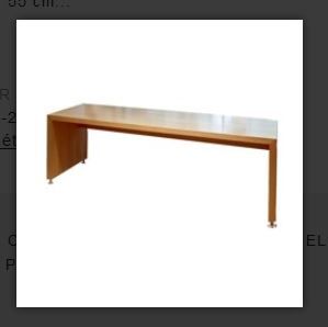 null Martine CAZES and Thierry CONQUET for EBEL

Console - coffee table, 1999

Oak...