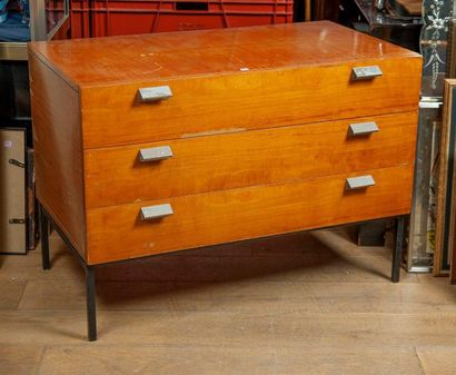 André Monpoix three-drawer chest of drawers...