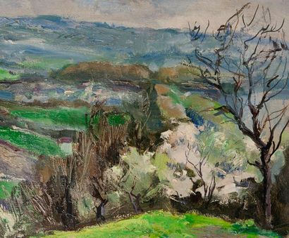 George de POGEDAIEFF (1897-1971)
Landscape,...
