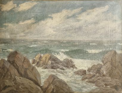 French School

Movement of the sea.

Canvas...