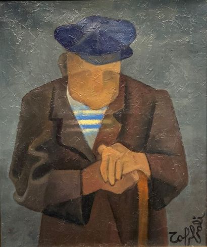 LOUIS TOFFOLI (1907-1999)

Le pècheur Breton

Huile...