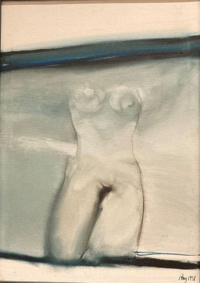 S Rey, 
Blue Nude 
Signed and dated 